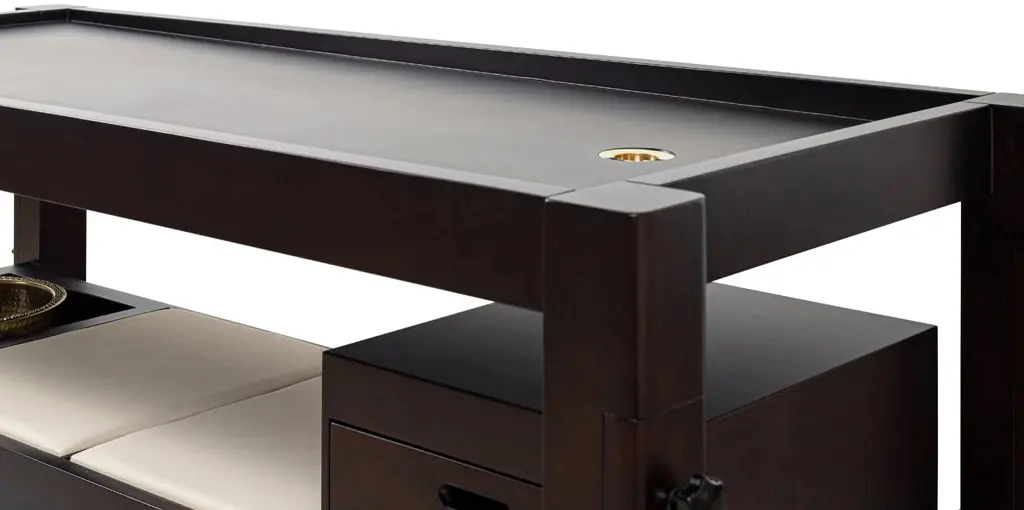 Masa pentru masaj Fabulo Shirodhara (Cream/Dark Walnut) - 2