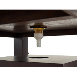Masa pentru masaj Fabulo Shirodhara (Cream/Dark Walnut) Thumb