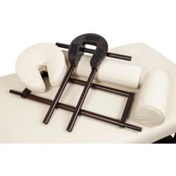 Masa pentru masaj Fabulo Shirodhara (Cream/Dark Walnut) Thumb