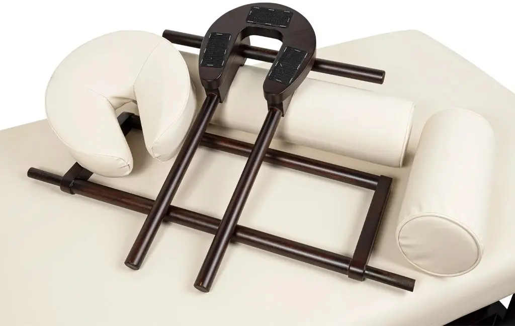Masa pentru masaj Fabulo Shirodhara (Cream/Dark Walnut) - 4