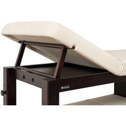Masa pentru masaj Fabulo Shirodhara (Cream/Dark Walnut) Thumb