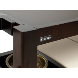 Masa pentru masaj Fabulo Shirodhara (Cream/Dark Walnut) Thumb