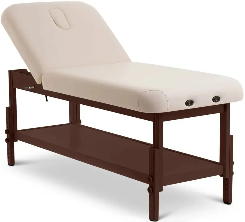 Массажный стол Fabulo Spa Lux V2 Dark Set 76cm (Cream/Brown) - 2