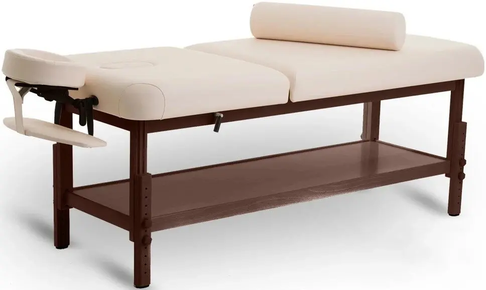Массажный стол Fabulo Spa Lux V2 Dark Set 76cm (Cream/Brown) - 3
