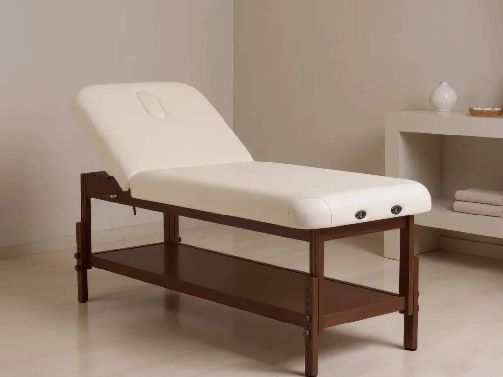 Массажный стол Fabulo Spa Lux V2 Dark Set 76cm (Cream/Brown) - 4