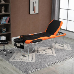 Массажный стол Homcom 700-039 (Black/Orange)