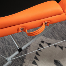 Массажный стол Homcom 700-039 (Black/Orange) Thumb