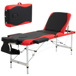Массажный стол Homcom 700-039RD (Black/Red) Thumb