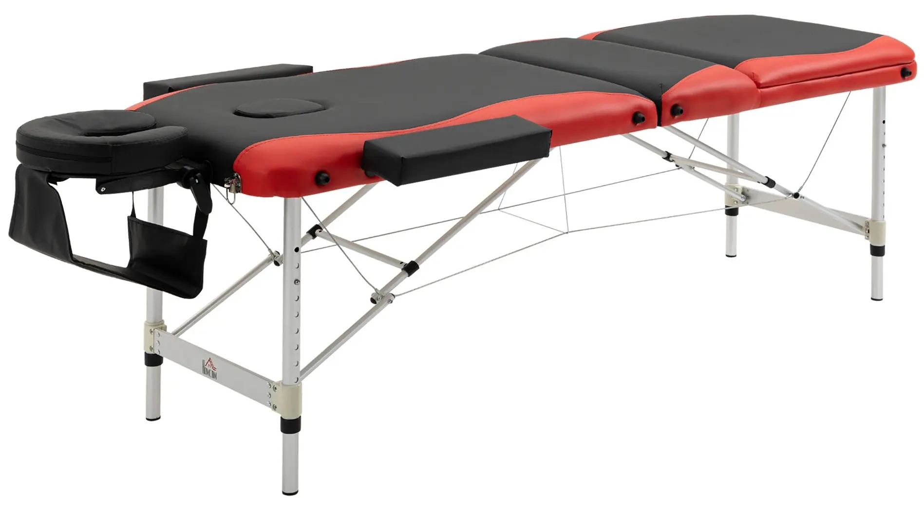 Массажный стол Homcom 700-039RD (Black/Red) - 3