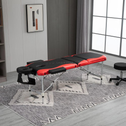 Массажный стол Homcom 700-039RD (Black/Red)