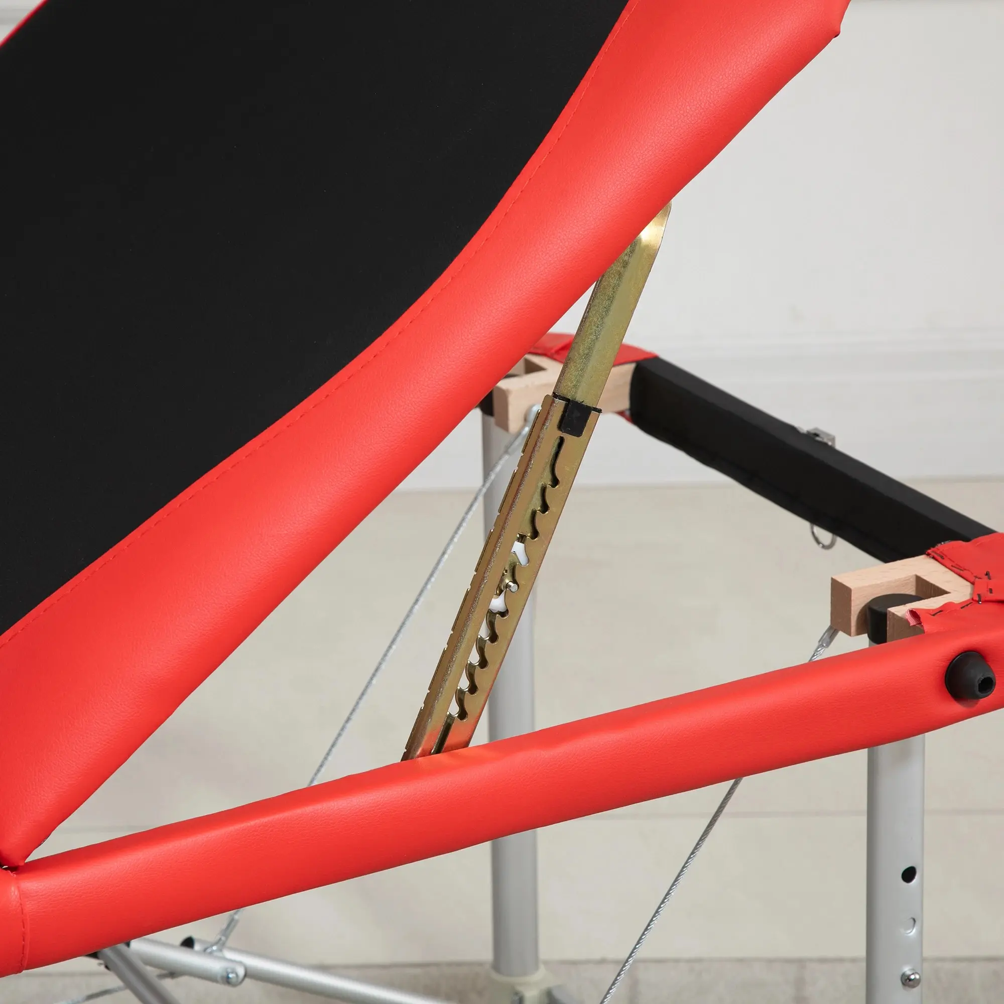 Массажный стол Homcom 700-039RD (Black/Red) - 7