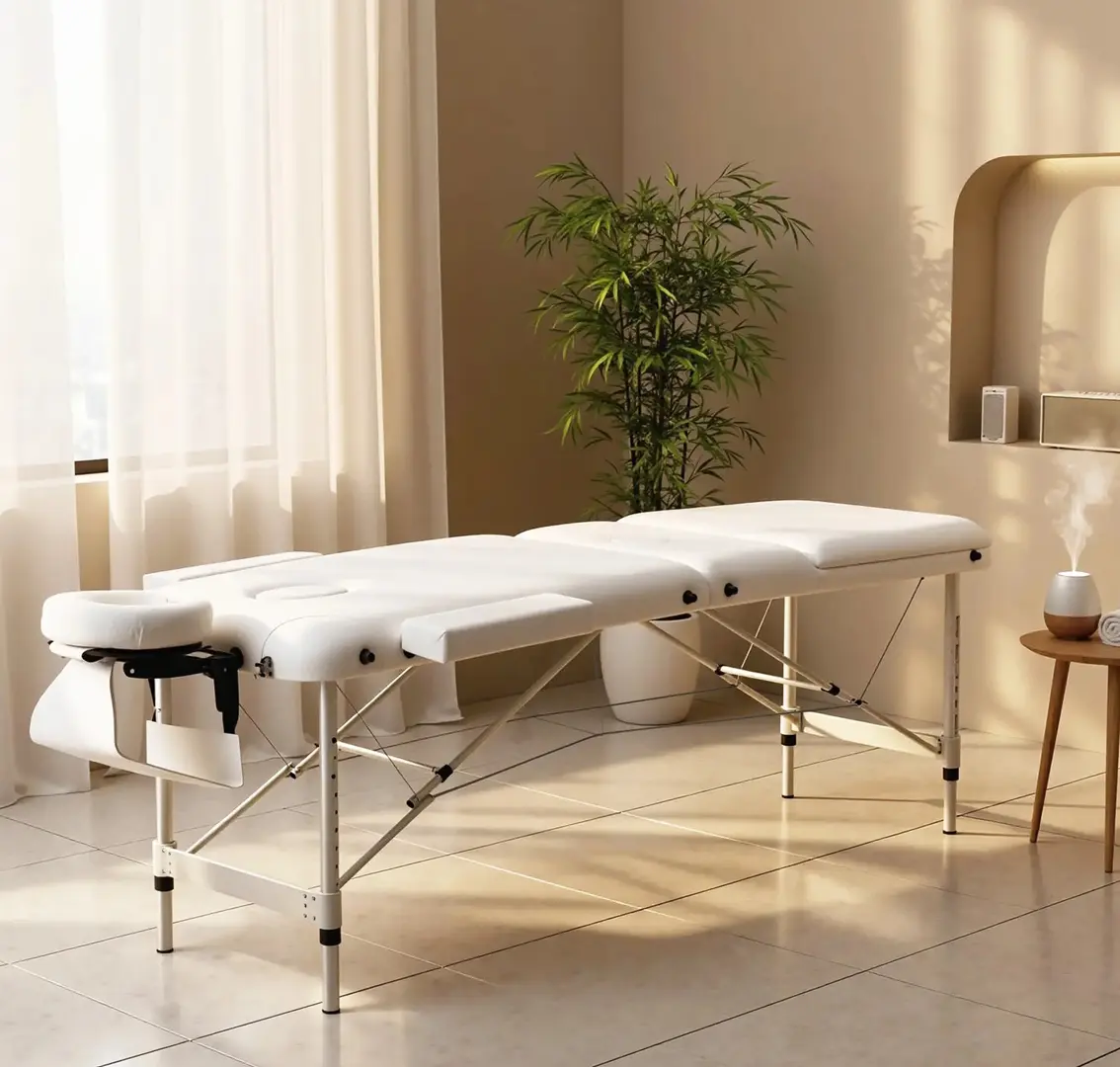 Masa pentru masaj Homcom 700-039WT (White)