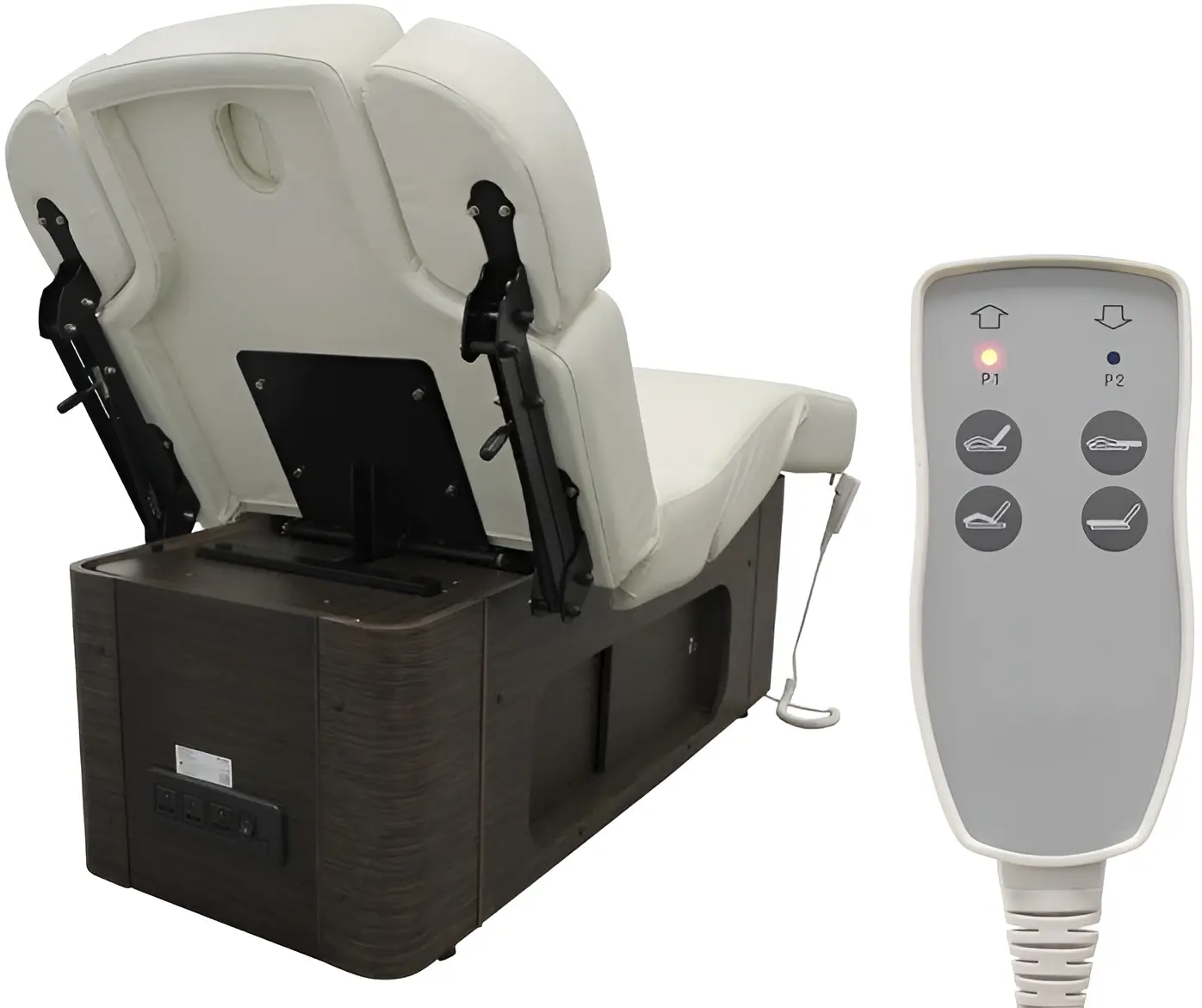 Массажный стол Quirumed 1106-3381B3-E-A413S (White/Brown) - 4