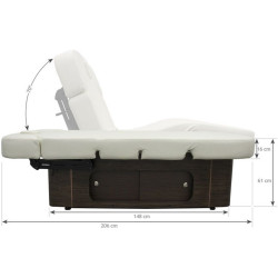 Массажный стол Quirumed 1106-3381B3-E-A413S (White/Brown) Thumb