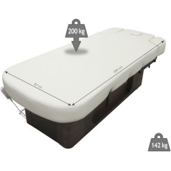 Массажный стол Quirumed 1106-3381B3-E-A413S (White/Brown) Thumb