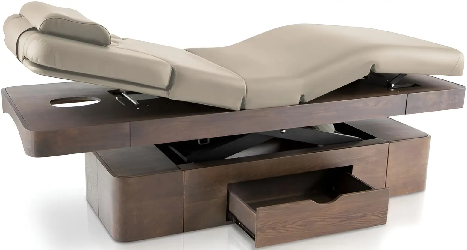 Массажный стол Quirumed 1106-HZ-3815C-A617S (Brown) - 2