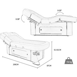 Массажный стол Quirumed 1106-HZ3381A-1-A014S (White) Thumb