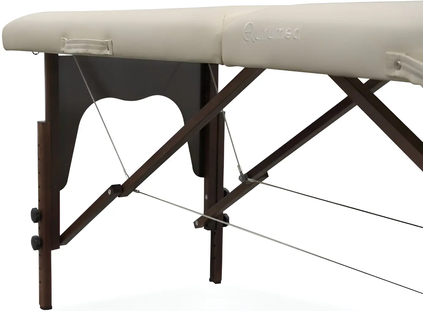 Массажный стол Quirumed 185x60 1248-WZ201-S24-W-2 (White/Brown) - 5