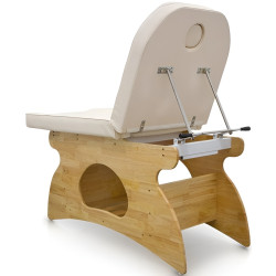 Masa pentru masaj Quirumed 485-RJ-6609-08BL (White/Natural Wood) Thumb