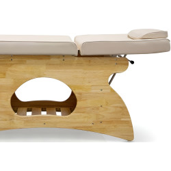 Masa pentru masaj Quirumed 485-RJ-6609-08BL (White/Natural Wood) Thumb