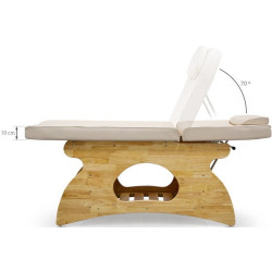 Masa pentru masaj Quirumed 485-RJ-6609-08BL (White/Natural Wood) Thumb