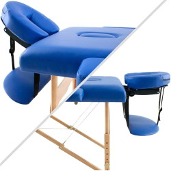 Массажный стол Quirumed Easy 182x60 (Blue/Natural) Thumb