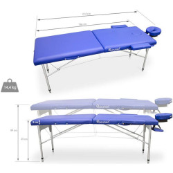 Массажный стол Quirumed Easy 186x66 (Blue) Thumb