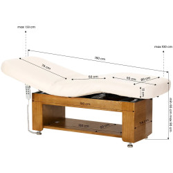 Masa pentru masaj Sillon Leisure 154689 (Cream/Natural) Thumb