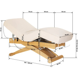 Masa pentru masaj Sillon Siesta 154684 (Cream/Natural) Thumb