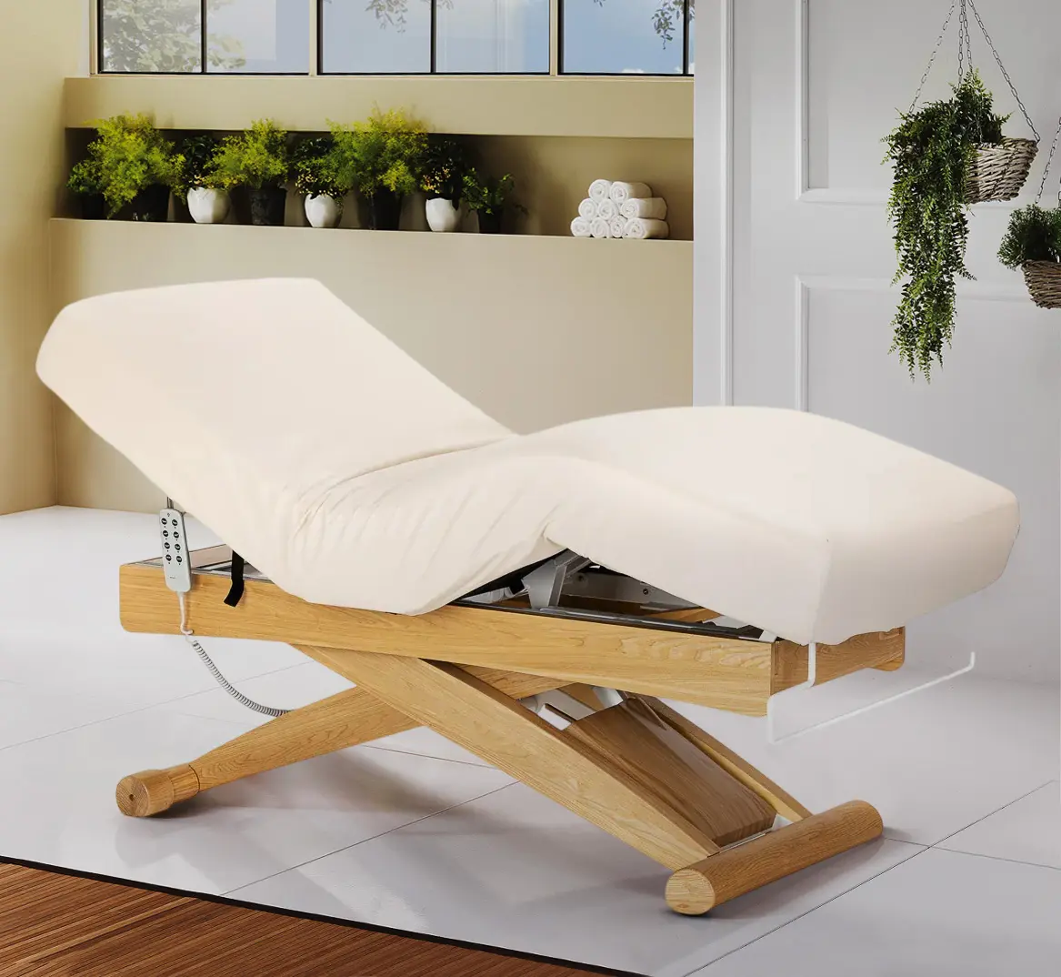 Masa pentru masaj Sillon Siesta 154684 (Cream/Natural)