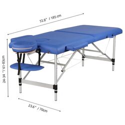 Masa pentru masaj SMDFit BM2723-1.2.3 PVC-16 (Light Blue) Thumb