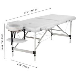 Masa pentru masaj SMDFit BM2723-1.2.3 PVC-16 (White) Thumb