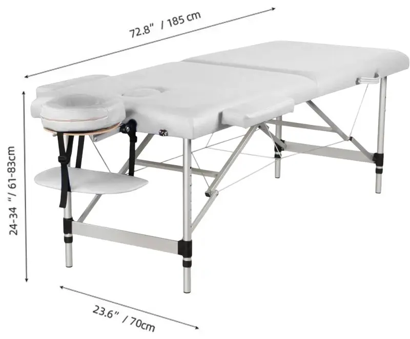 Masa pentru masaj SMDFit BM2723-1.2.3 PVC-16 (White)