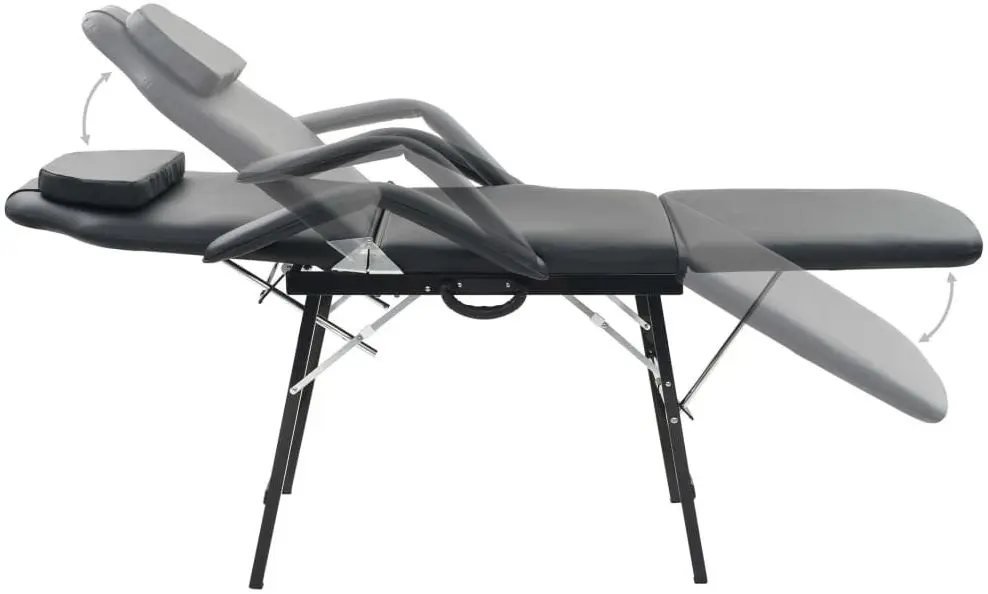 Fotoliu cosmetologic VidaXL 110160 (Black)