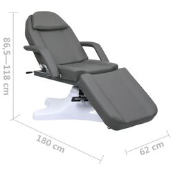 Кресло косметологическое VidaXL 110263 (Grey) Thumb