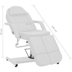 Кресло косметологическое VidaXL 110267 (White) Thumb