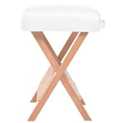 Masa pentru masaj + taburet VidaXL 110154 (White) Thumb