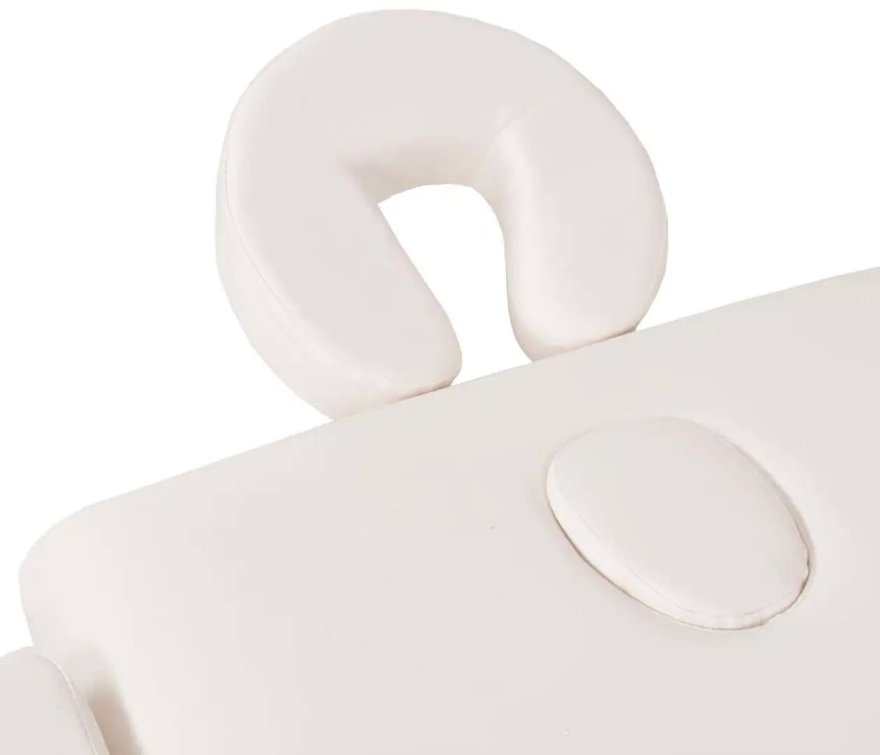 Masa pentru masaj + taburet VidaXL 110154 (White)