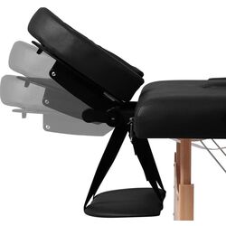 Masa pentru masaj VidaXL 110077 (Black) Thumb