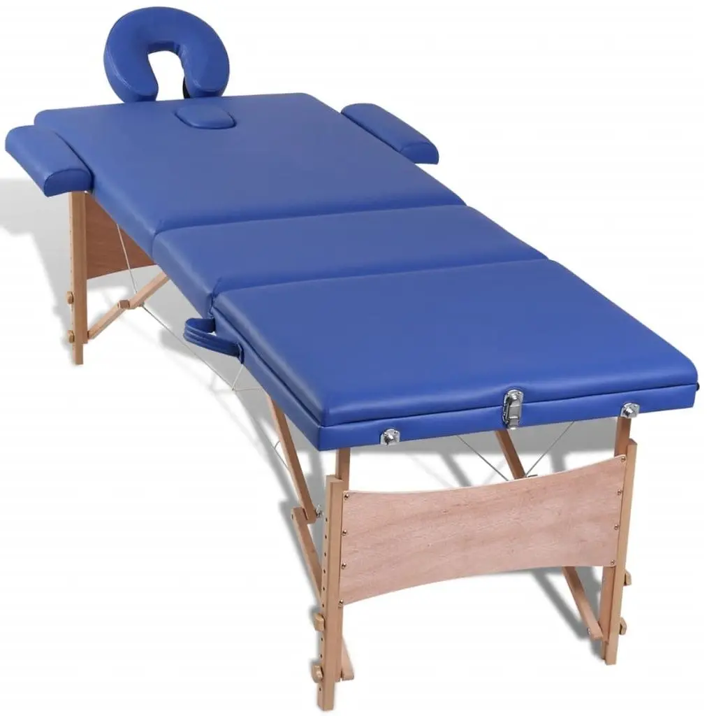 Masa pentru masaj VidaXL 110079 (Blue)