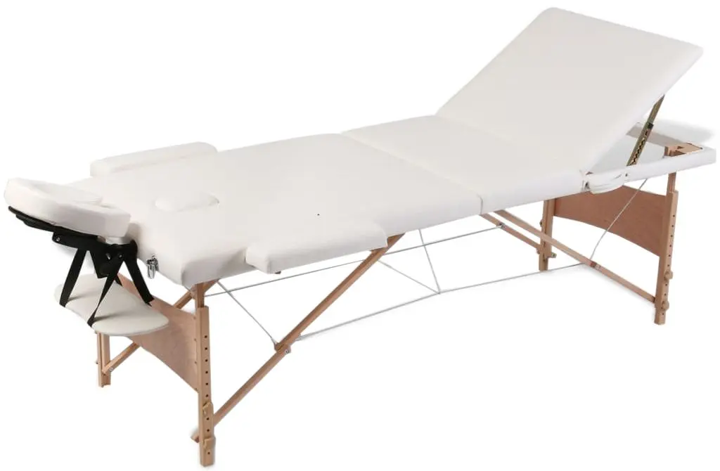 Masa pentru masaj VidaXL 110082 (Cream)