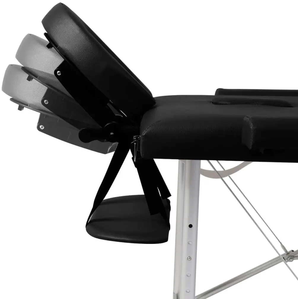 Массажный стол VidaXL 110088 (Black)