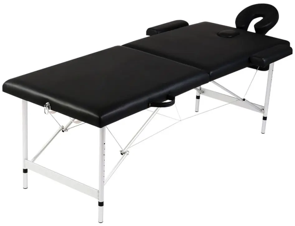 Массажный стол VidaXL 110088 (Black)