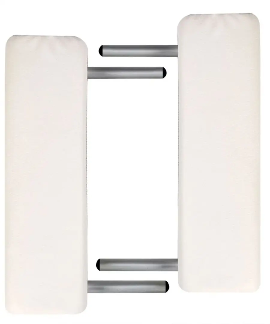 Masa pentru masaj VidaXL 110089 (White Cream)