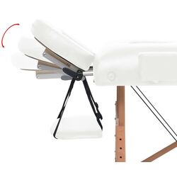 Masa pentru masaj VidaXL 110150 (White) Thumb
