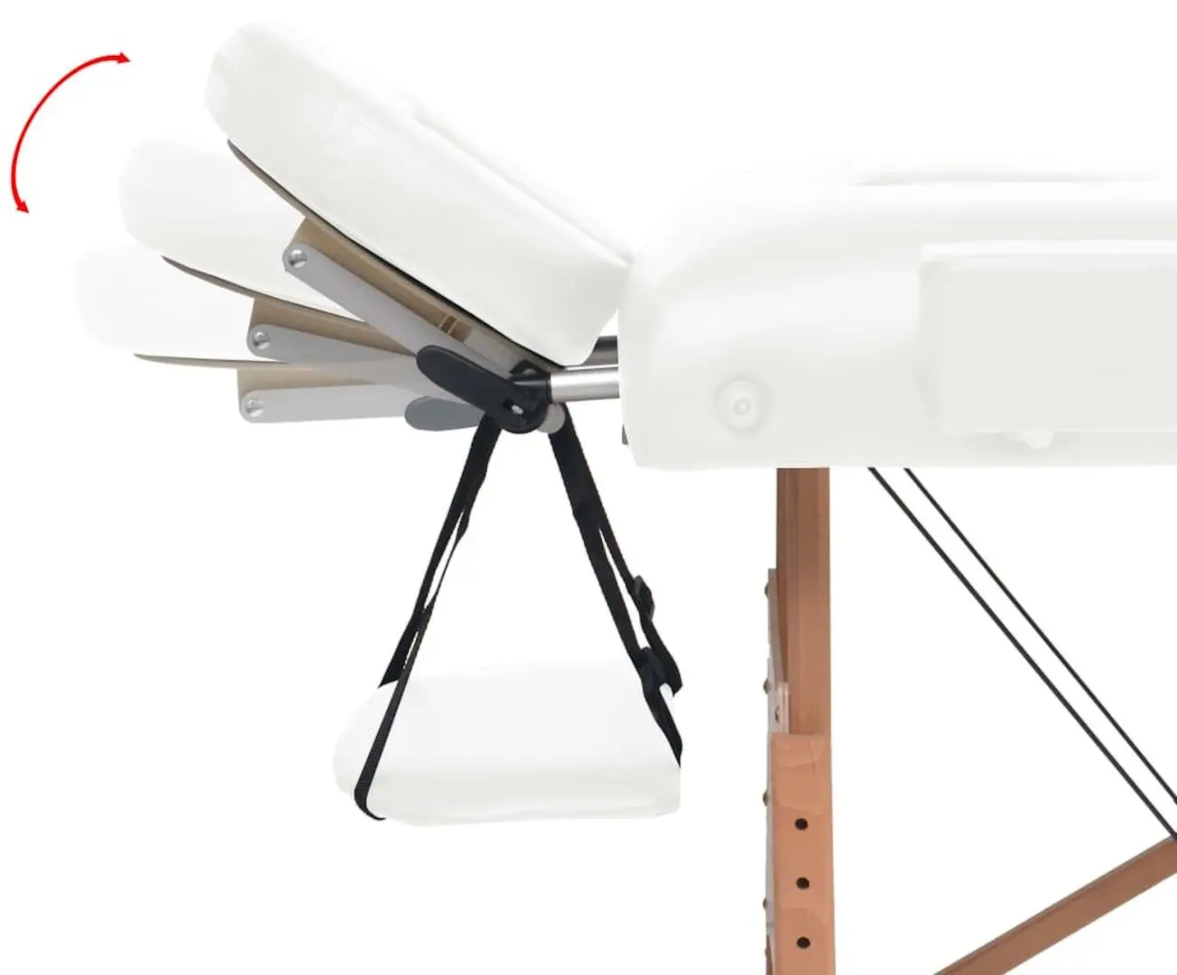 Masa pentru masaj VidaXL 110150 (White)