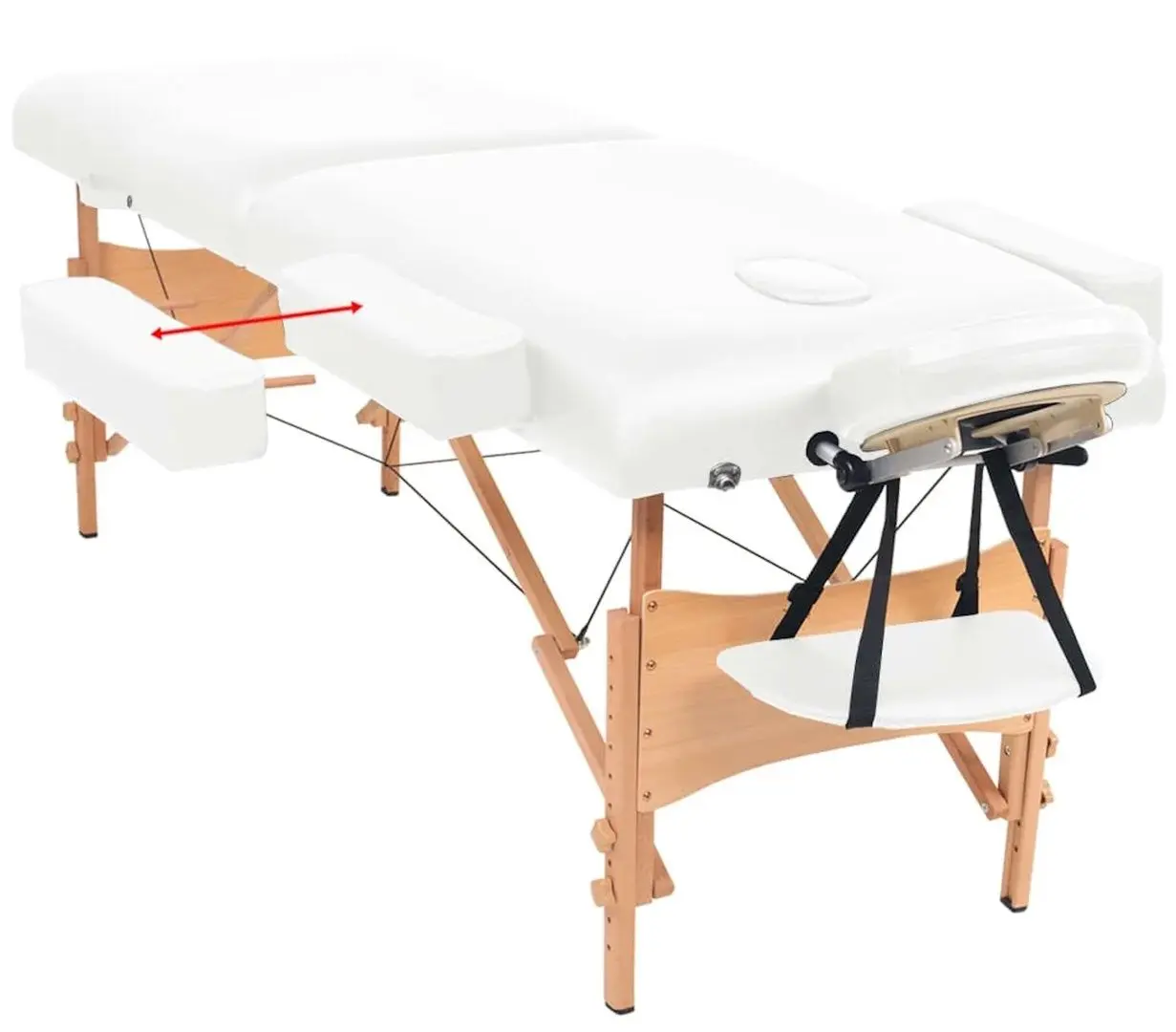 Masa pentru masaj VidaXL 110150 (White)
