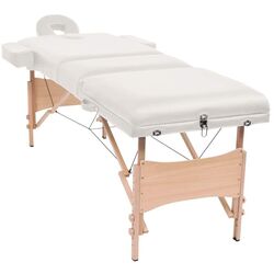 Массажный стол VidaXL 110152 (White) Thumb