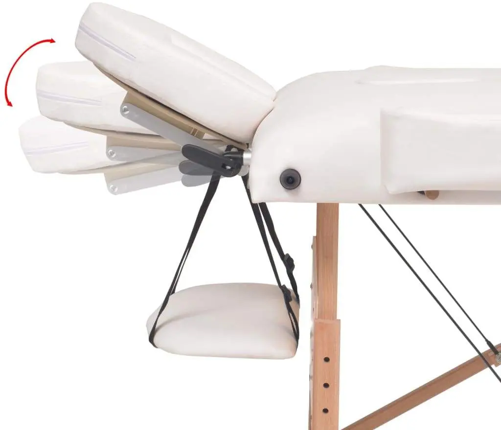 Массажный стол VidaXL 110152 (White)