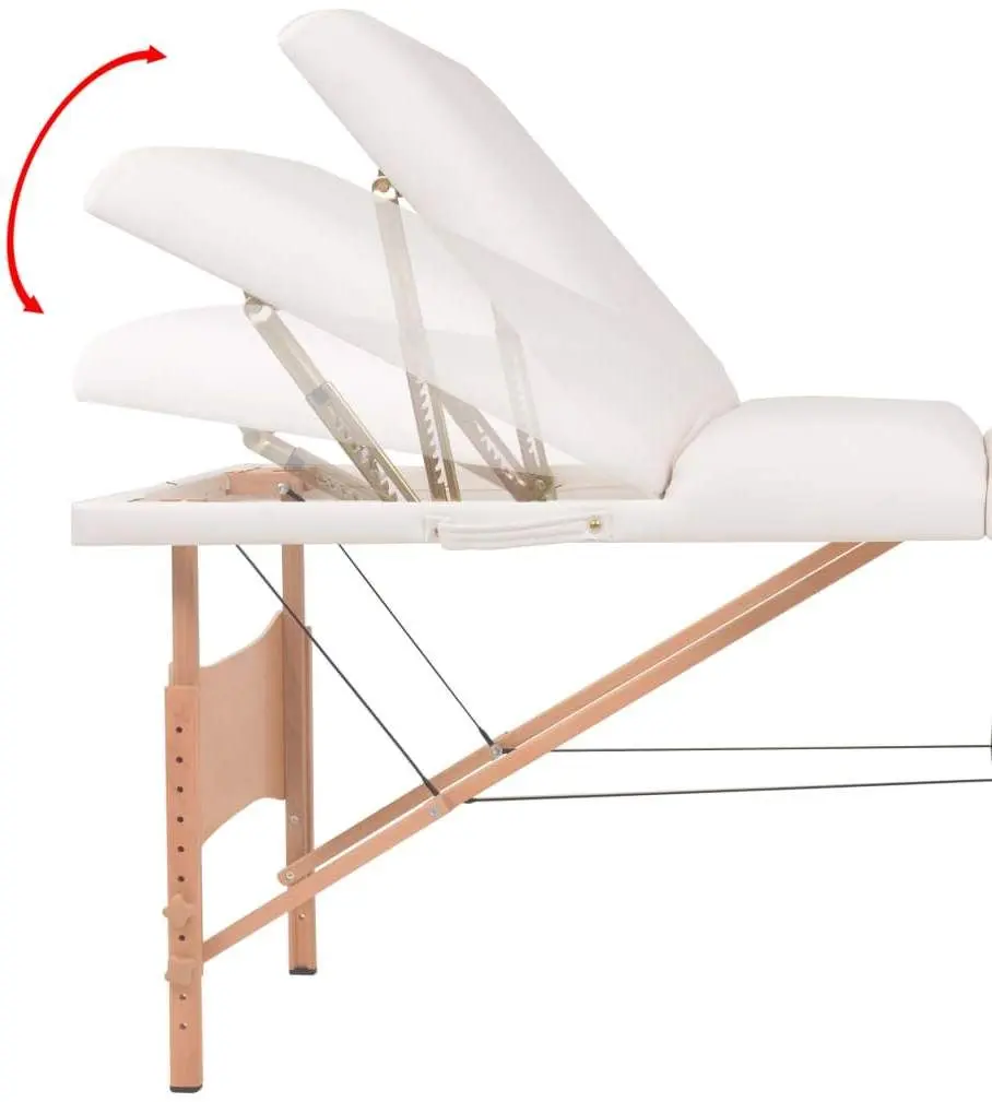 Массажный стол VidaXL 110152 (White)